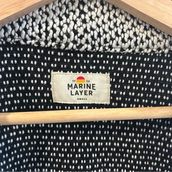 Marine Layer Black and White Cardigan - Picture 3 of 3